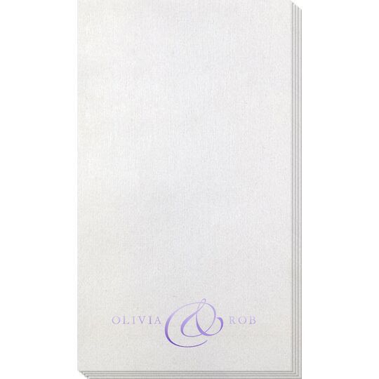 Elegant Ampersand Bamboo Luxe Guest Towels